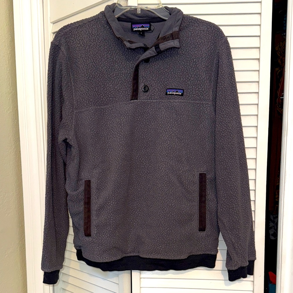 Patagonia Charcoal Fleece Pullover - S